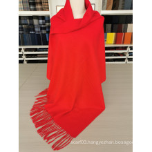 Fashion many solid colors women cashmere shawl